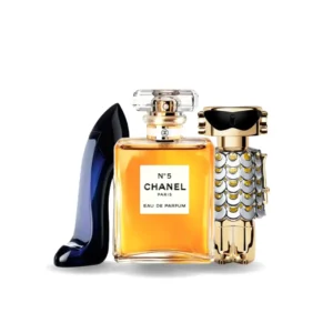 Exclusive Perfume Set of 3 – Good Girl by Carolina Herrera, Nº5 by Chanel & Fame by Paco Rabanne
